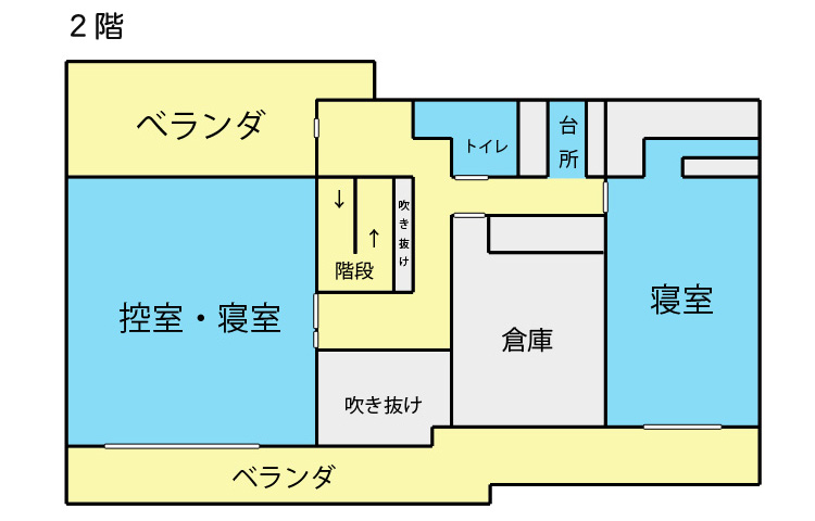 家族葬施設 見取図2階