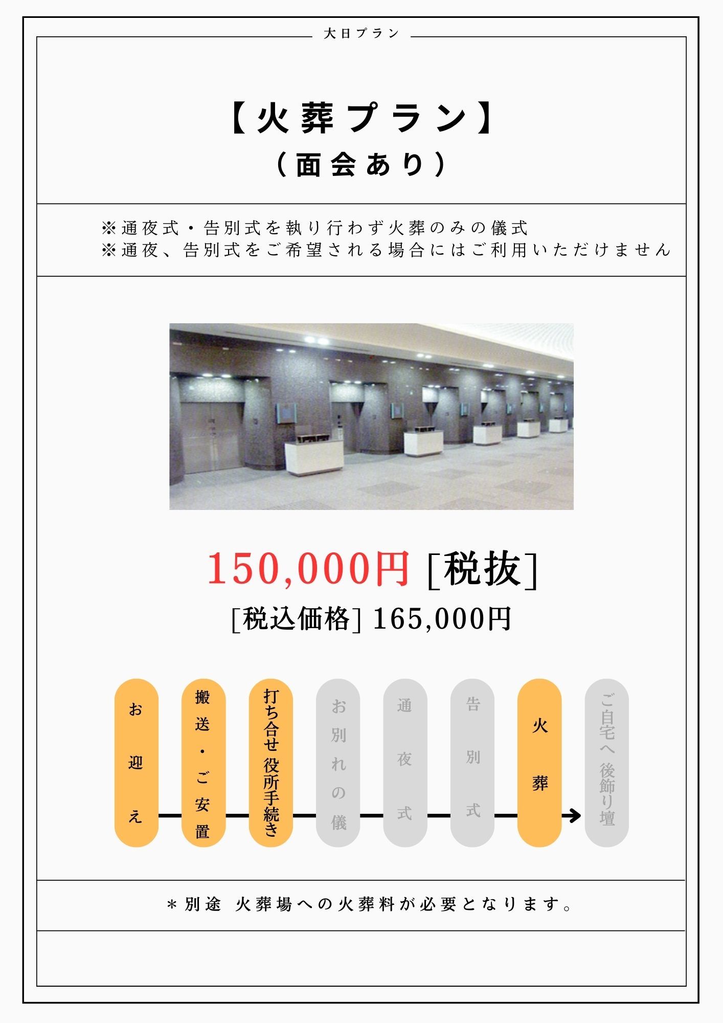 【火葬プラン詳細】