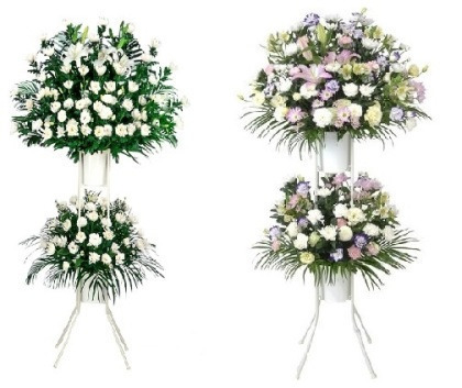 2段生花の画像です。本画像をクリックすると詳細画像が別画面で開きます。 2段生花